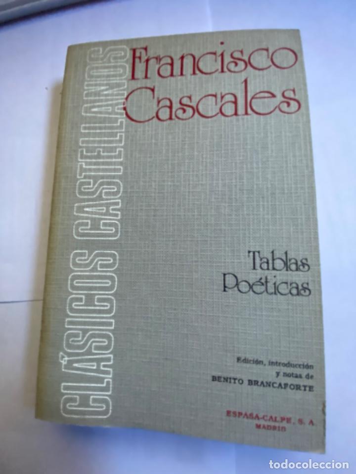 Libros de segunda mano: Tablas po&eacute;ticas (Francisco Cascales) - Foto 1