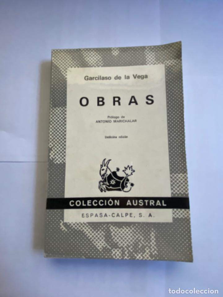 Libros de segunda mano: Obras (Garcilaso de la Vega) - Foto 1