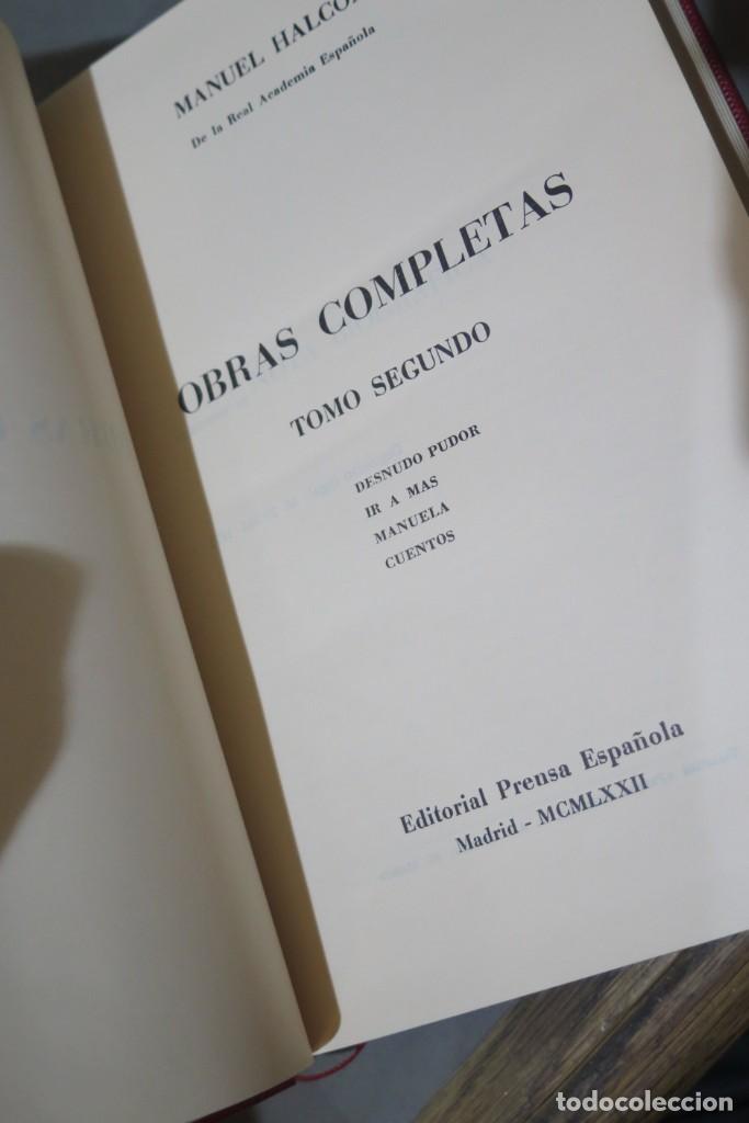 Libros de segunda mano: 1972.- OBRAS COMPLETAS DE MANUEL HALC&Oacute;N. TOMO II - Foto 2
