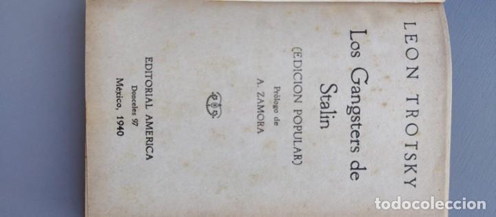 Libros de segunda mano: Leon Trotsky - Los Gangsters de Stalin (Edicion Popular) - Foto 2