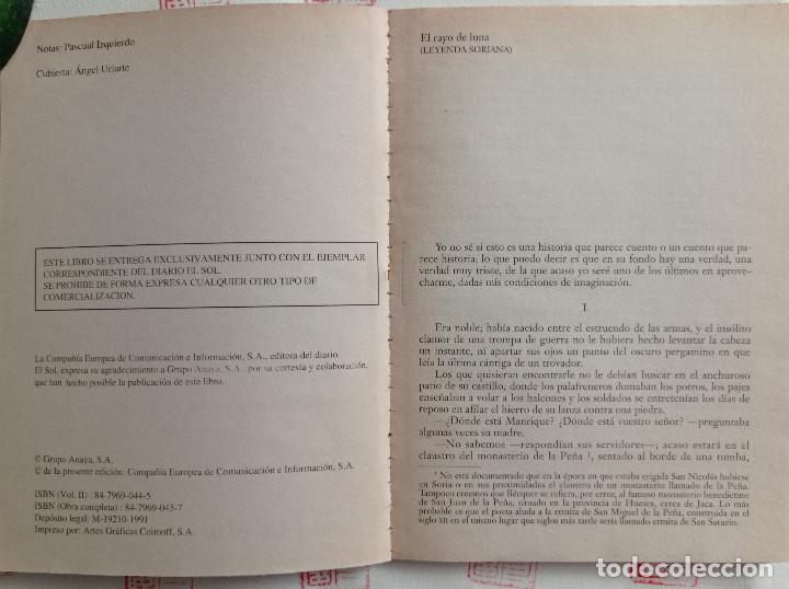 Libros de segunda mano: Leyendas (vol. 1 y 2) Gustavo Adolfo B&eacute;cquer - Foto 2