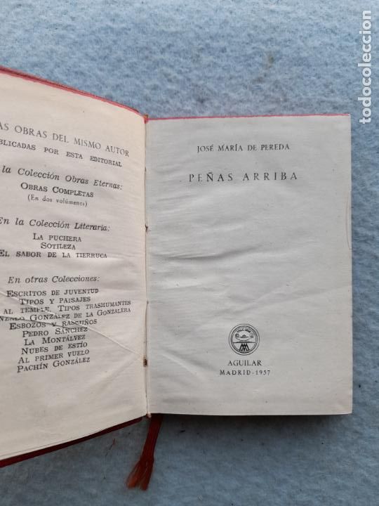 Libros de segunda mano: Pe&ntilde;as Arriba. Jos&eacute; M&ordf; de Pereda. Crisol n&ordm; 4 - Foto 2