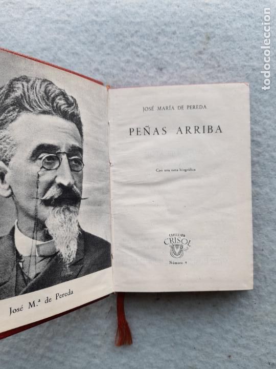 Libros de segunda mano: Pe&ntilde;as Arriba. Jos&eacute; M&ordf; de Pereda. Crisol n&ordm; 4 - Foto 3