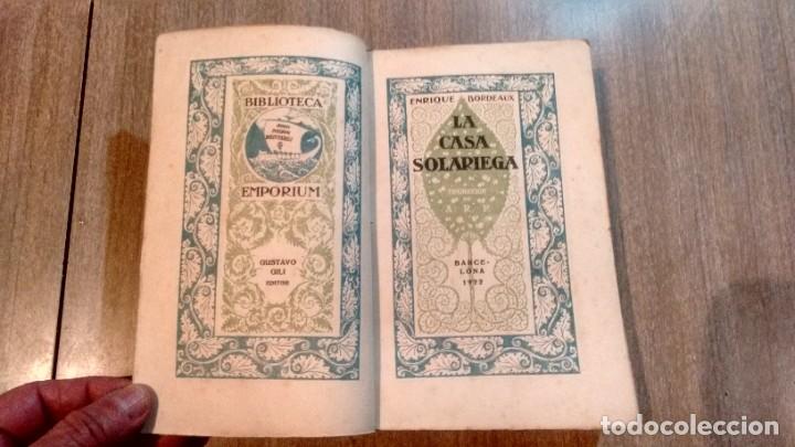 Libros de segunda mano: E. BORDEAUX - LA CASA SOLARIEGA - Foto 3