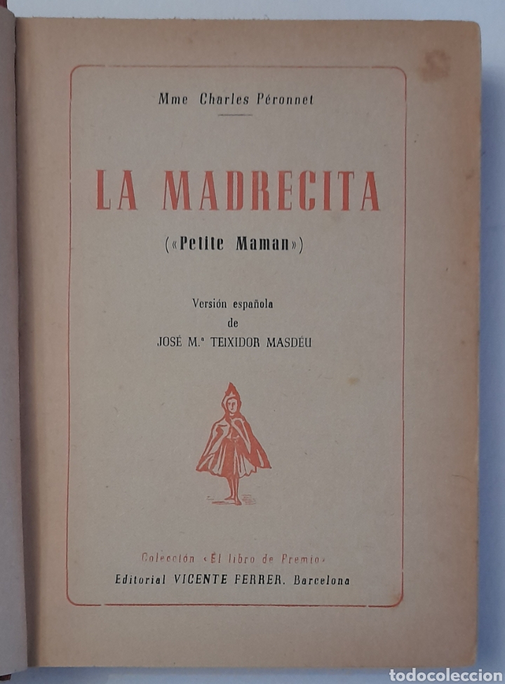 Libros de segunda mano: LA MADRECITA. Mme. Charles Peronnet. 1944 - Foto 4