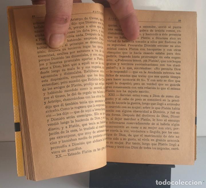 Libros de segunda mano: VIDAS PARALELAS (Dion - Bruto). Plutarco - Foto 5