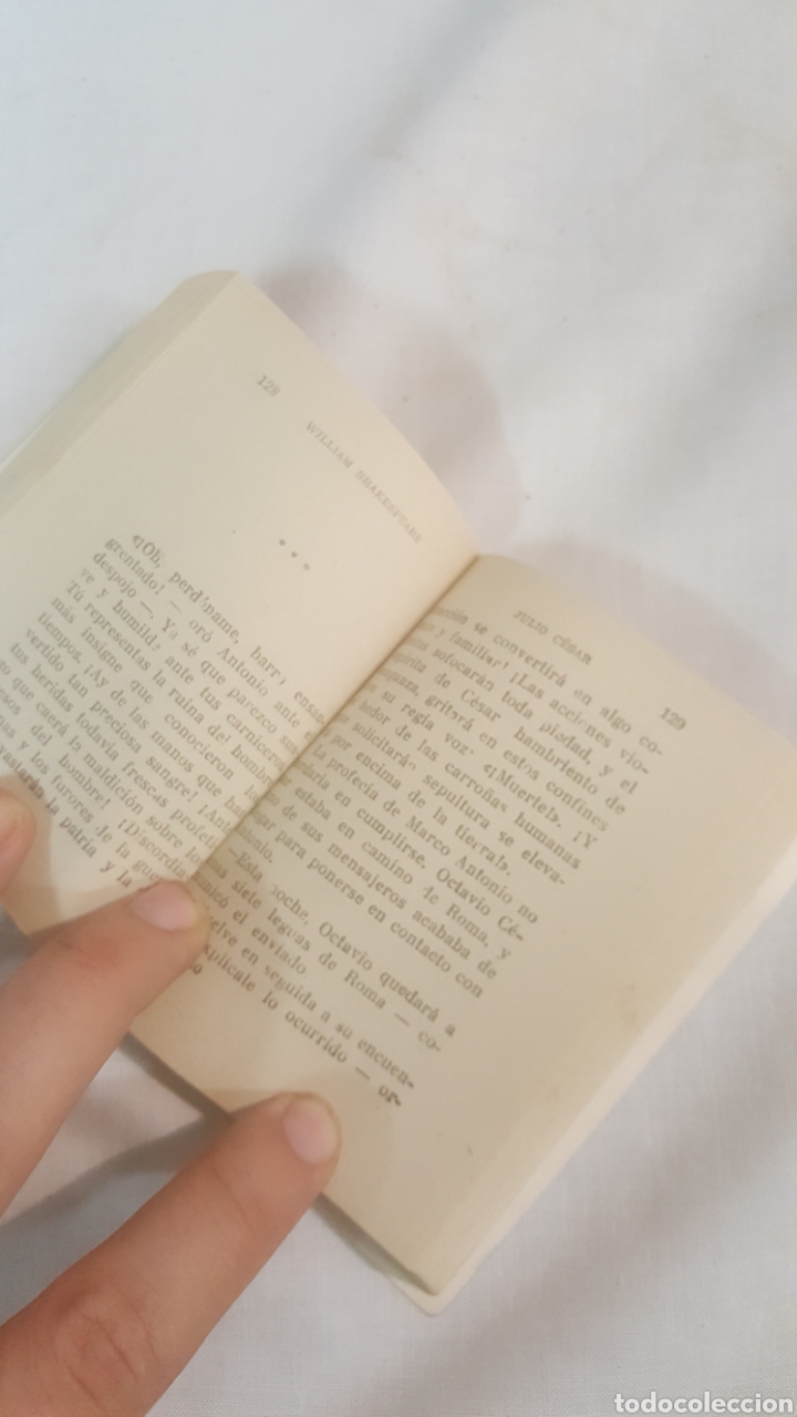 Libros de segunda mano: LIBRO DE BOLSILLO JULIO CESAR DE WILLIAM SHAKESPEARE - Foto 8