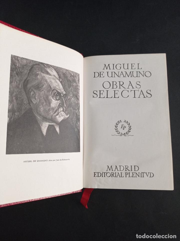 Libros de segunda mano: 1965 - MIGUEL DE UNAMUNO. Obras selectas. - Foto 4