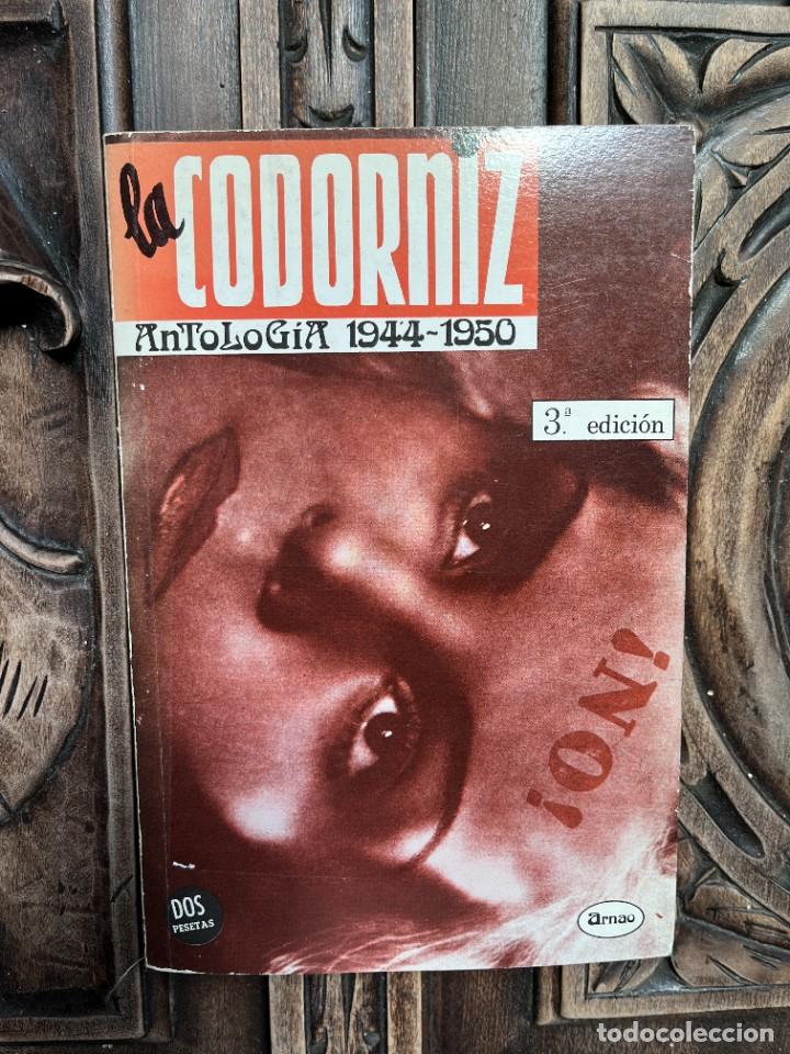 Libros de segunda mano: LA CODORNIZ. ANTOLOG&Iacute;A 1944 - 1950. - Foto 1