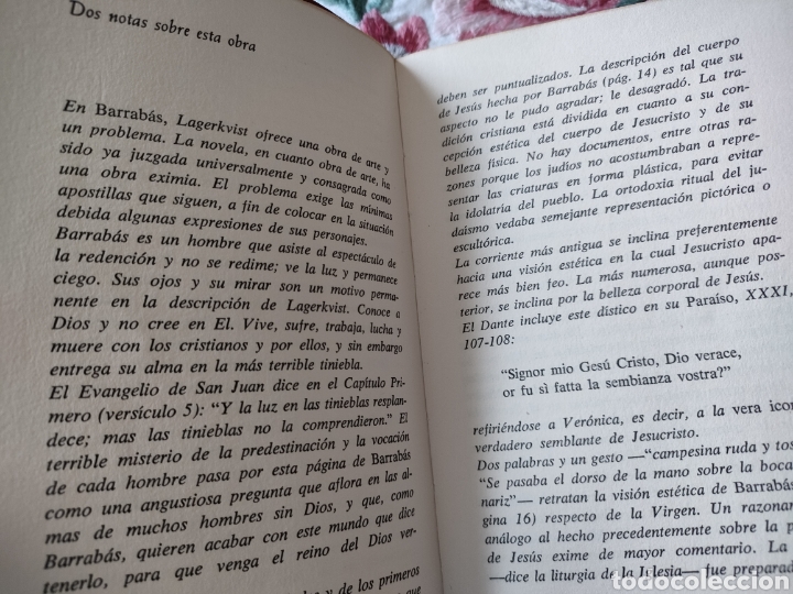 Libros de segunda mano: Barrabas Par Lagerkvist C&iacute;rculo de Lectores 1962 semipiel - Foto 2