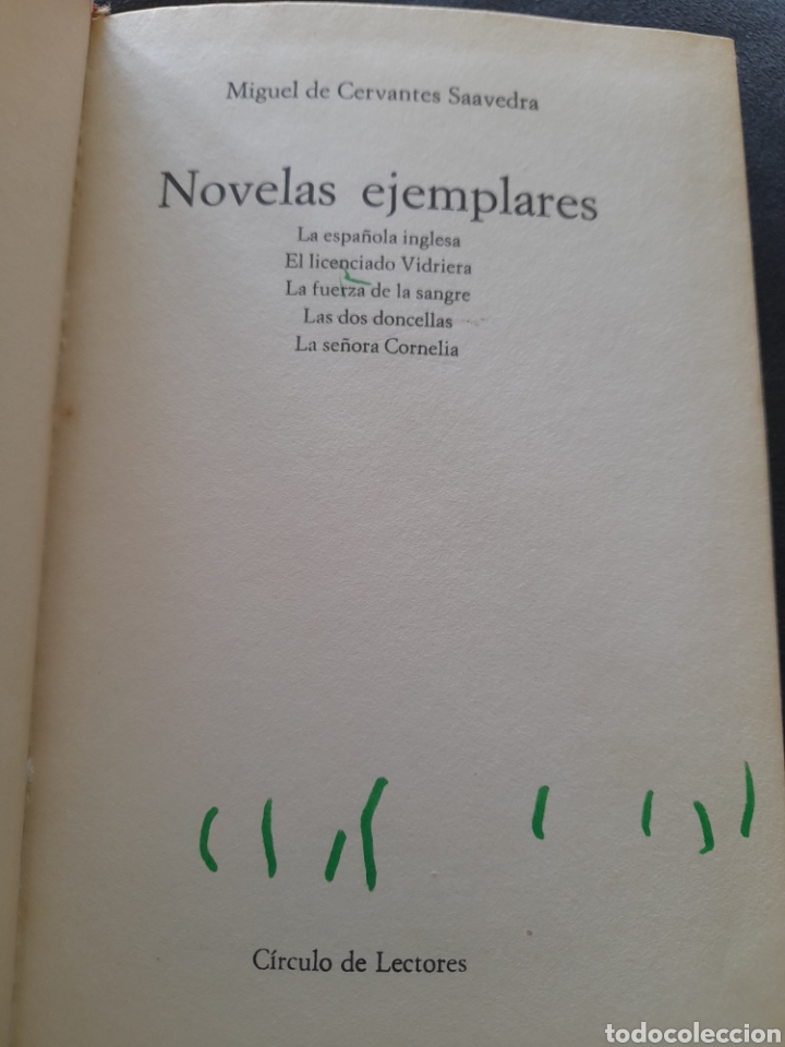 Libros de segunda mano: Novelas ejemplares. Cervantes - Foto 2