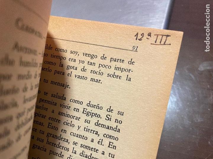 Libros de segunda mano: ANTONIO Y CLEOPATRA, William Shakespeare - Foto 2