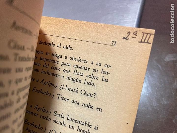Libros de segunda mano: ANTONIO Y CLEOPATRA, William Shakespeare - Foto 3