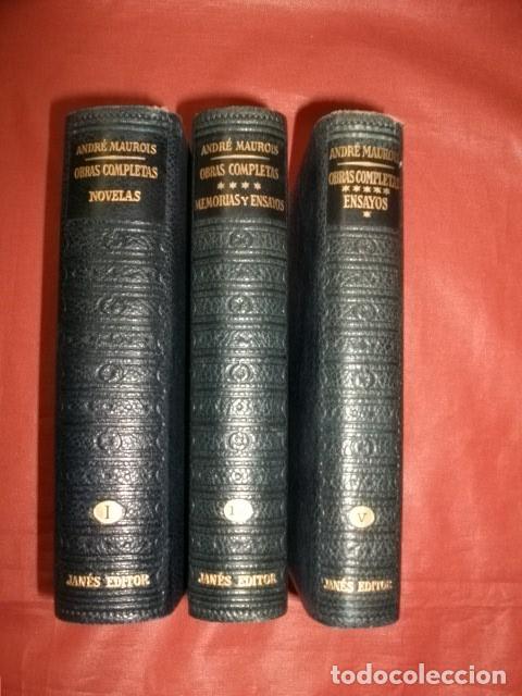 Libros de segunda mano: OBRAS COMPLETAS (TOMOS I, IV, V) - ANDR&Eacute; MAUROIS (JAN&Eacute;S EDITOR) - Foto 1