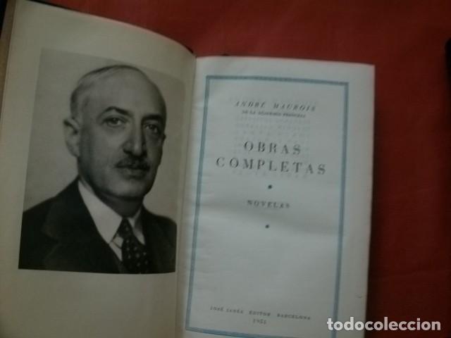 Libros de segunda mano: OBRAS COMPLETAS (TOMOS I, IV, V) - ANDR&Eacute; MAUROIS (JAN&Eacute;S EDITOR) - Foto 4