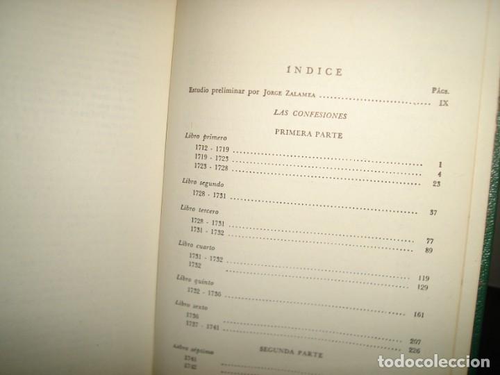 Libros de segunda mano: 19- LOS CL&Aacute;SICOS - J. J. ROUSSEAU - LAS CONFESIONES - Foto 5