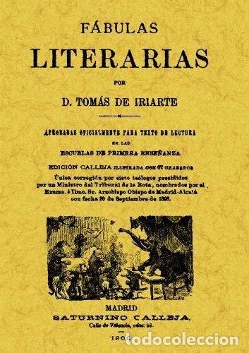 Libros de segunda mano: F&Aacute;BULAS LITERARIAS - TOM&Aacute;S DE IRIARTE - Foto 1