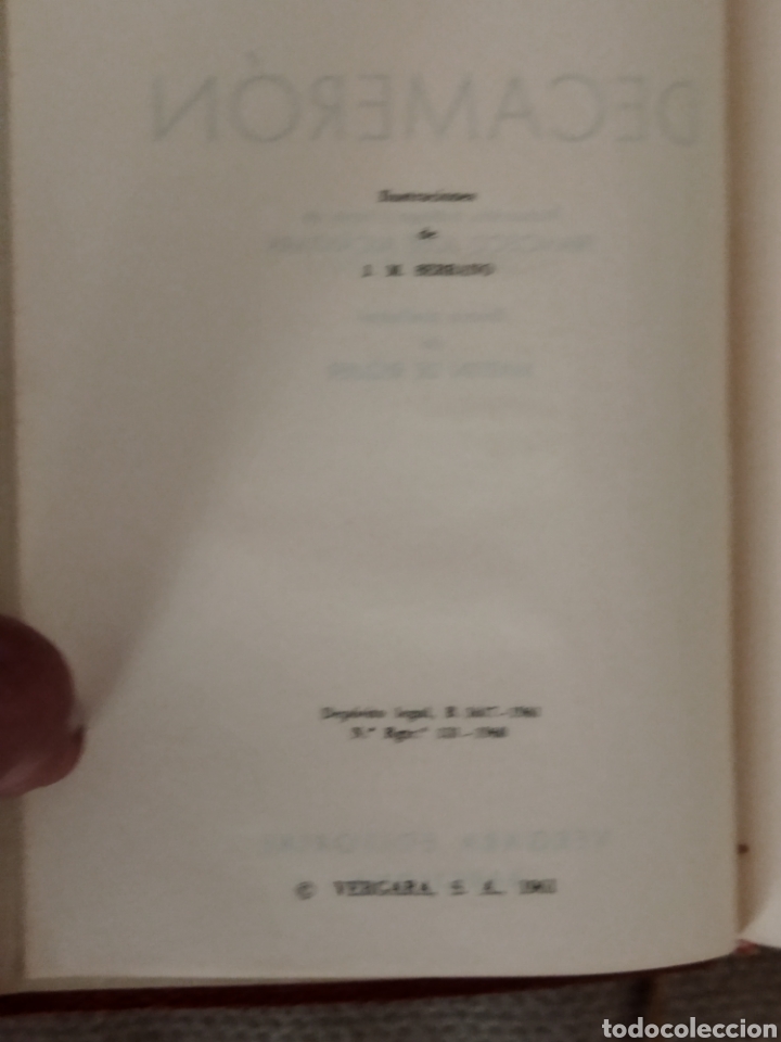 Libros de segunda mano: El Decamer&oacute;n de Bocaccio. 1961 - Foto 16