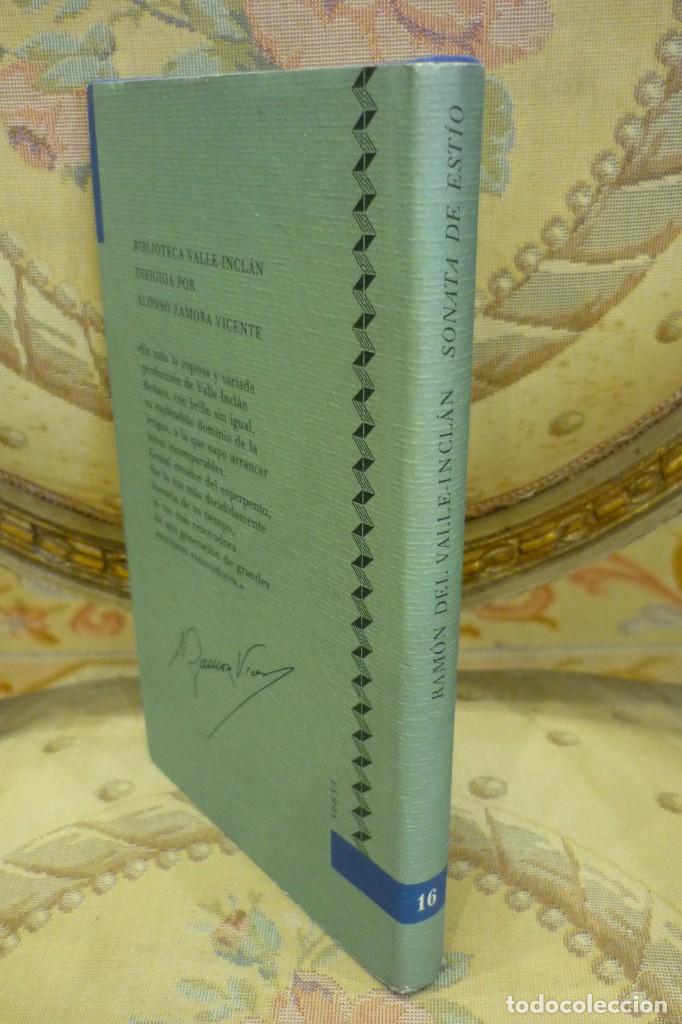 Libros de segunda mano: SONATA DE EST&Iacute;O, DE RAM&Oacute;N DEL VALLE-INCL&Aacute;N. C&Iacute;RCULO DE LECTORES 1991. - Foto 2