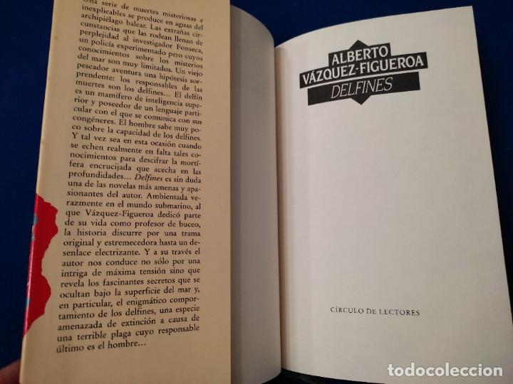 Libros de segunda mano: DELFINES A. Vazquez-Figueroa C&iacute;rculo de Lectores 1992 - Foto 7