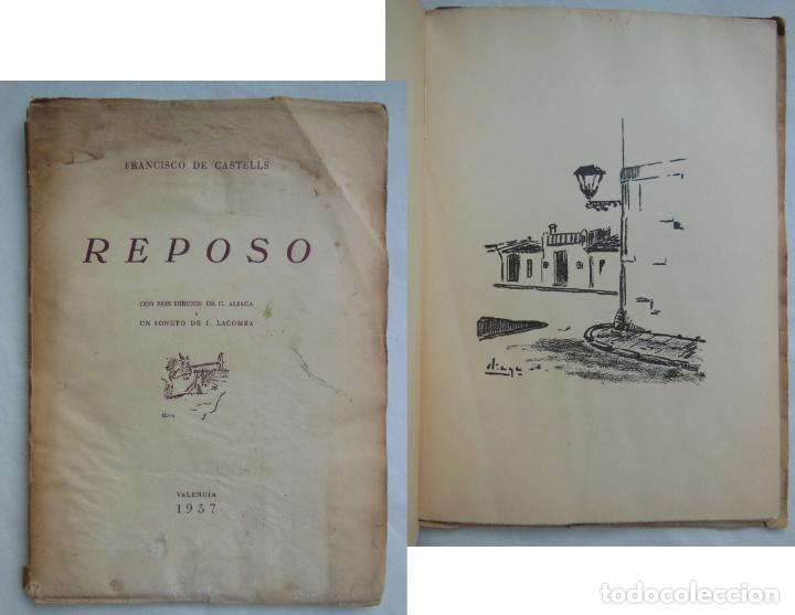 Libros de segunda mano: REPOSO. 1957 DE CASTELLS Francisco. Primera edici&oacute;n numerada