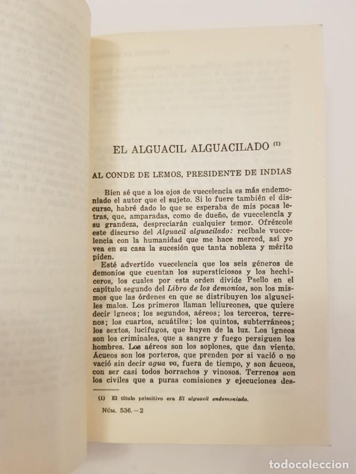 Libros de segunda mano: Los sue&ntilde;os.- Francisco de Quevedo.- Espasa-Calpe, 1974. - Foto 8