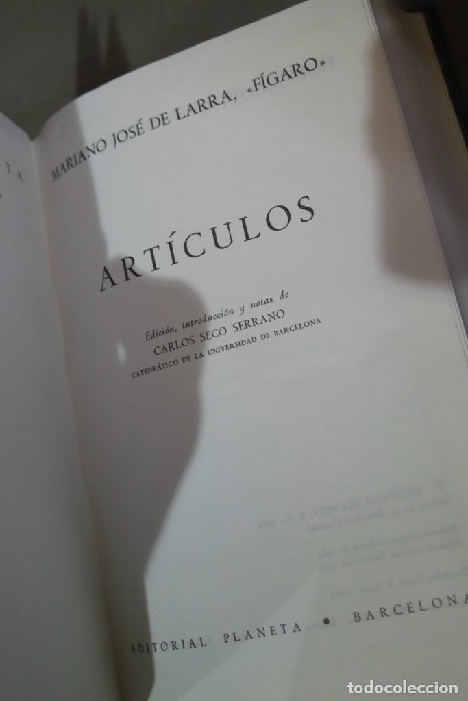Libros de segunda mano: 1969.- F&Iacute;GARO. ART&Iacute;CULOS. LARRA. PLANETA - Foto 2