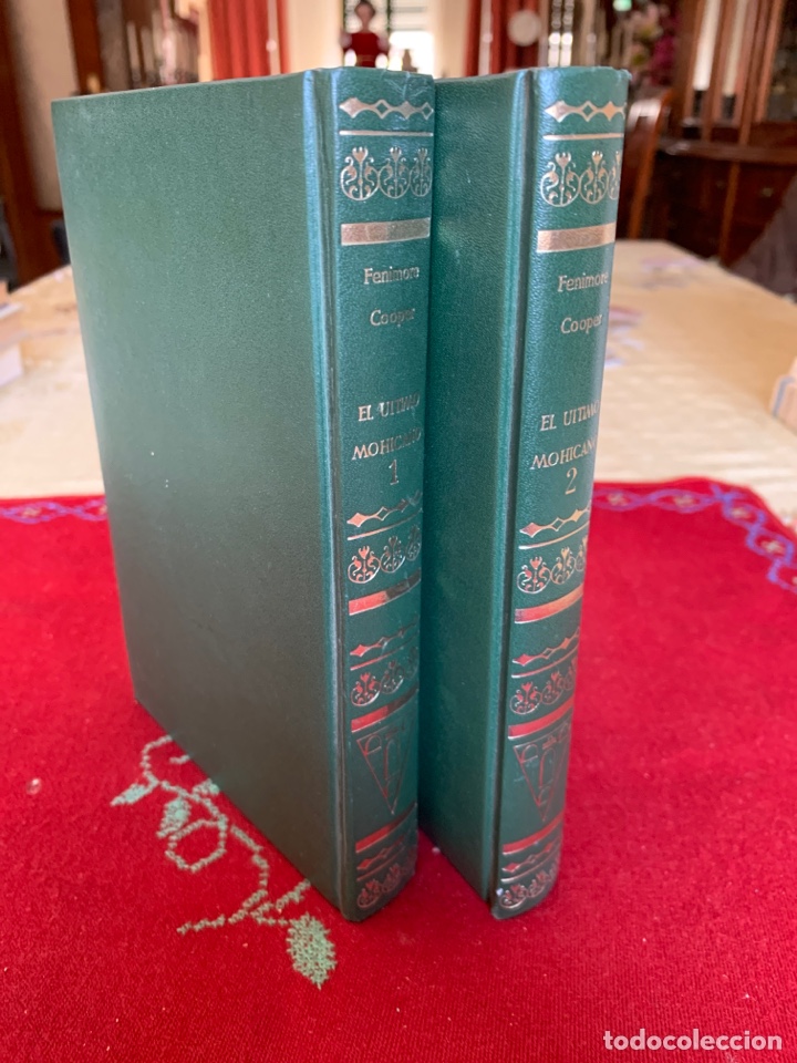 Libros de segunda mano: El &uacute;ltimo mohicano. Tomo I y II. Fenimore Cooper. - Foto 3