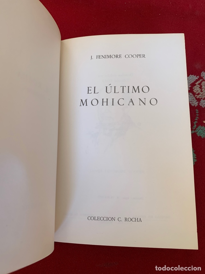 Libros de segunda mano: El &uacute;ltimo mohicano. Tomo I y II. Fenimore Cooper. - Foto 8