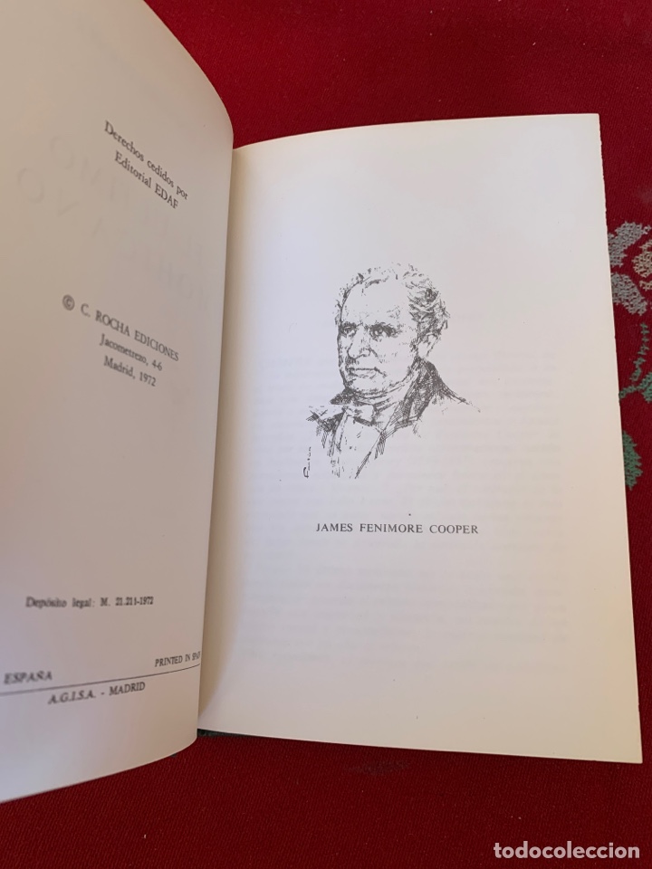 Libros de segunda mano: El &uacute;ltimo mohicano. Tomo I y II. Fenimore Cooper. - Foto 9