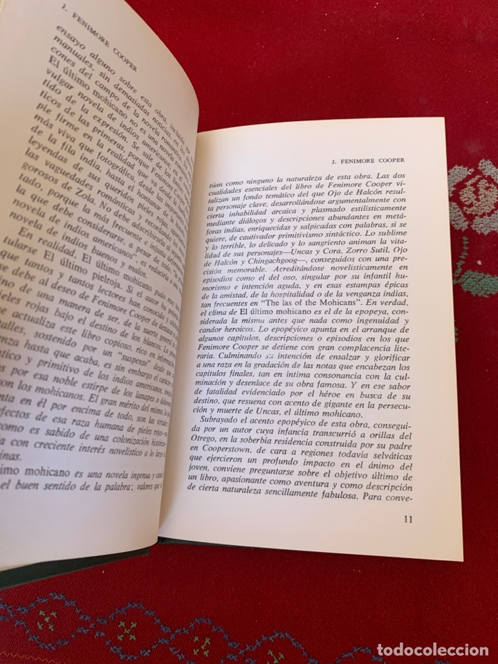 Libros de segunda mano: El &uacute;ltimo mohicano. Tomo I y II. Fenimore Cooper. - Foto 10