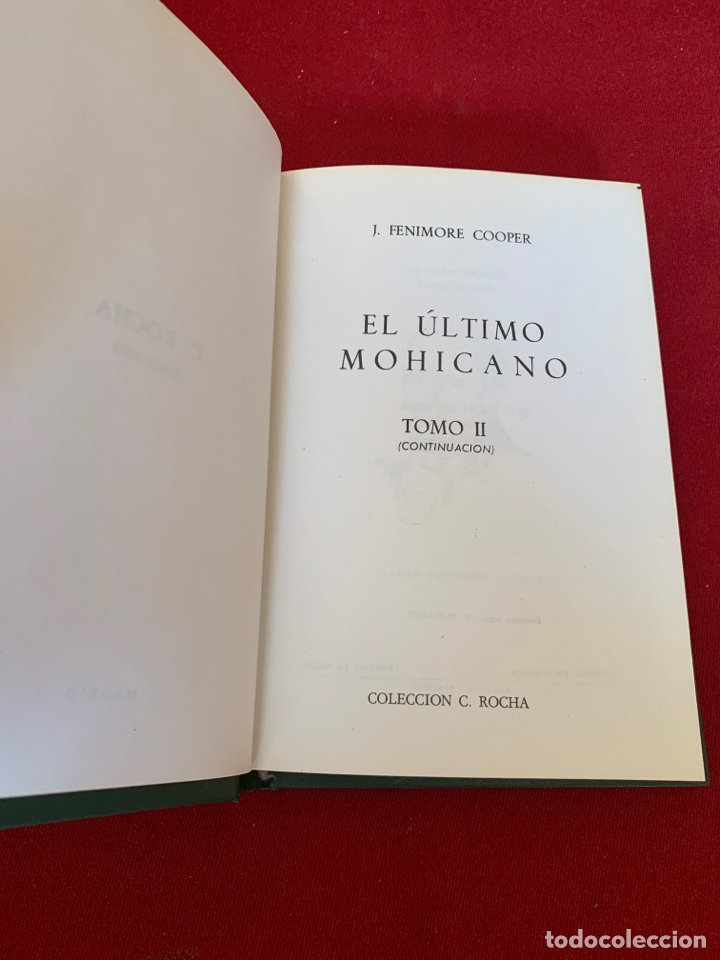 Libros de segunda mano: El &uacute;ltimo mohicano. Tomo I y II. Fenimore Cooper. - Foto 13