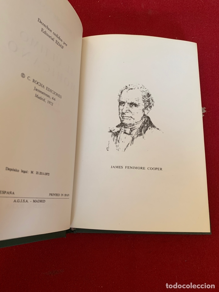 Libros de segunda mano: El &uacute;ltimo mohicano. Tomo I y II. Fenimore Cooper. - Foto 14