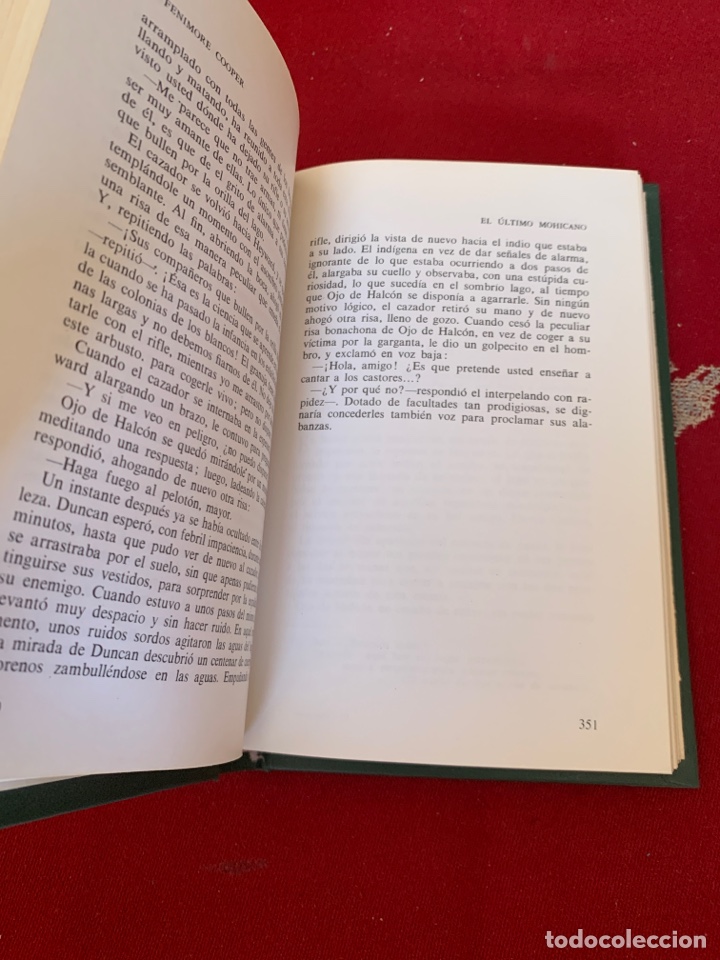 Libros de segunda mano: El &uacute;ltimo mohicano. Tomo I y II. Fenimore Cooper. - Foto 15