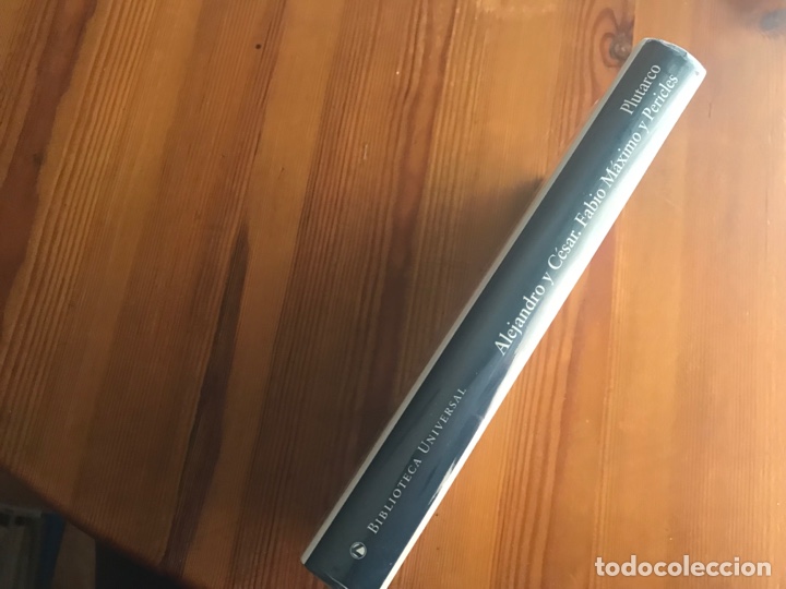 Libros de segunda mano: Plutarco. Alejandro y C&eacute;sar. Fabio M&aacute;ximo y Pericles. Vidas paralelas. Sin abrir - Foto 2