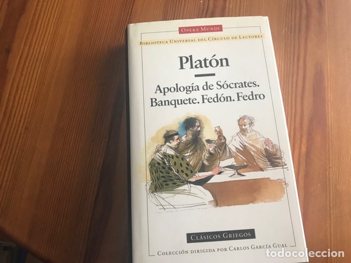 Libros de segunda mano: Plat&oacute;n. Apolog&iacute;a de S&oacute;crates. Banquete. Fed&oacute;n. Fedro. - Foto 1