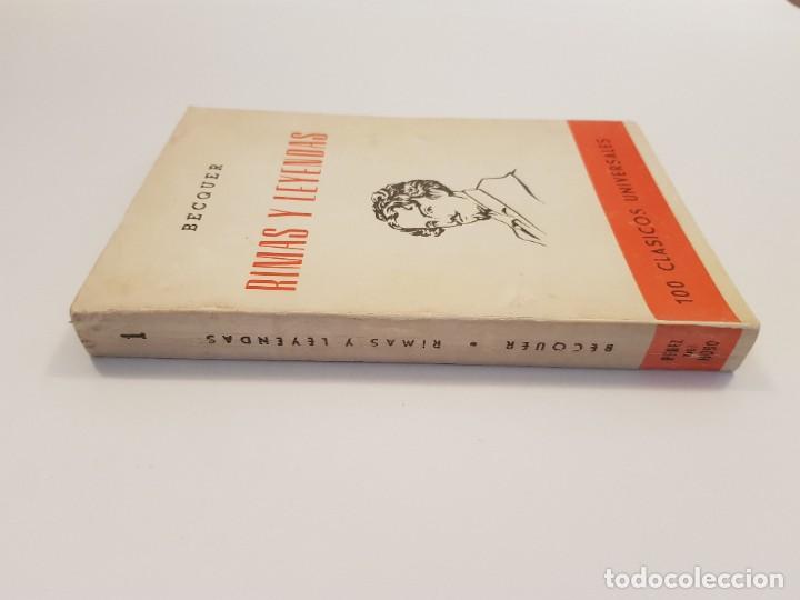 Libros de segunda mano: Rimas y Leyendas.- B&eacute;cquer.- J. P&eacute;rez del Hoyo Ed., 1969 - Foto 3