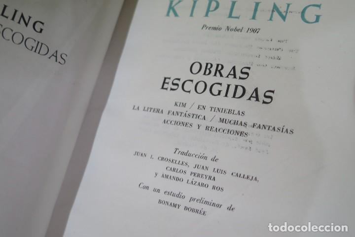 Libros de segunda mano: 1956.- OBRAS ESCOGIDAS. KIPLING. AGUILAR - Foto 3