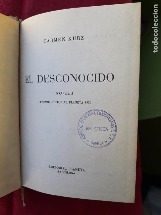 Libros de segunda mano: El desconocido - Kurz, Carmen - Foto 1