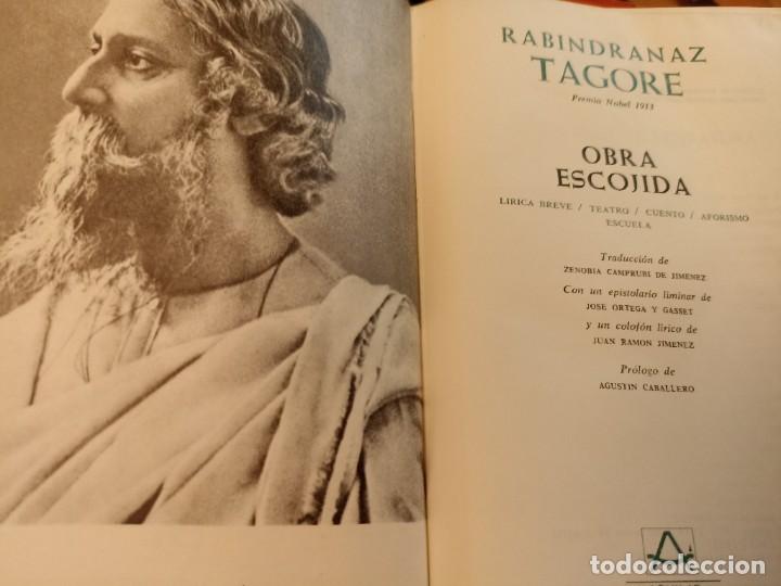 Libros de segunda mano: Rabindranaz Tagore. Obra escojida. Aguilar - Foto 1