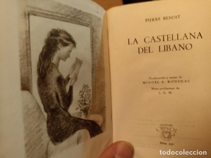 Libros de segunda mano: P. Benoit. La Castellana del L&iacute;bano. Crisol N .231. Aguilar - Foto 1