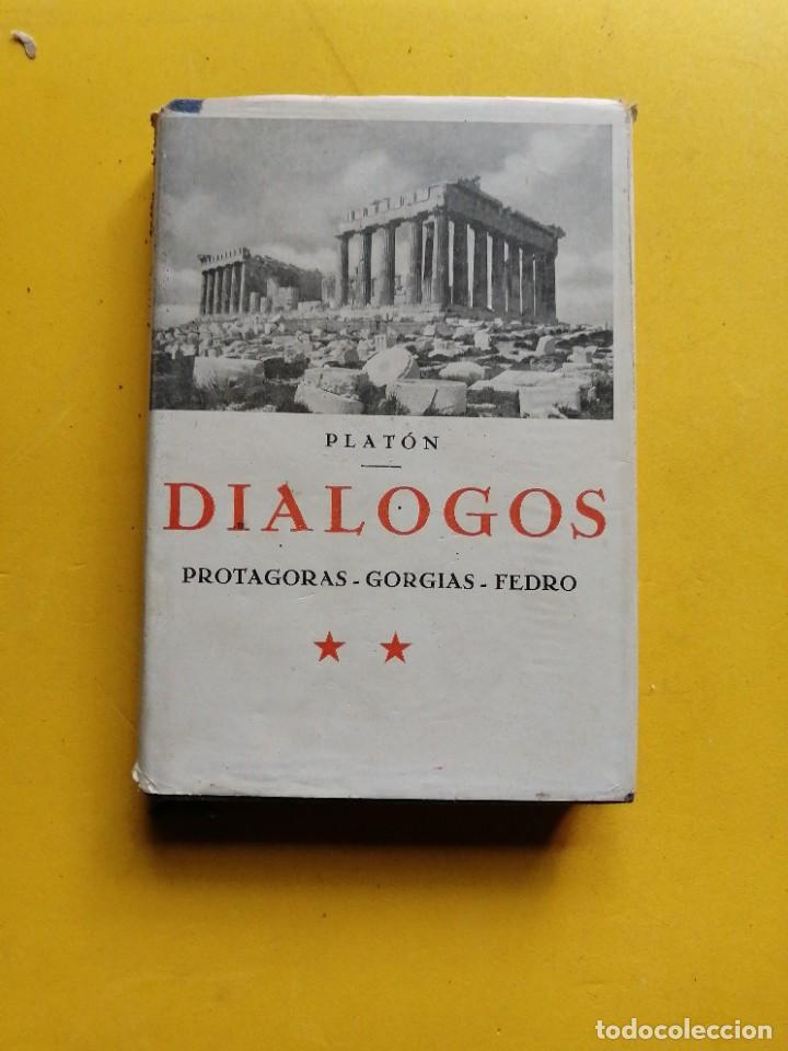 Libros de segunda mano: Di&aacute;logos por Platon - Foto 1