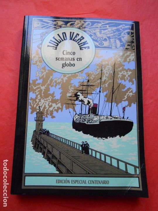 Libros de segunda mano: JULIO VERNE CINCO SEMANAS EN GLOBO - Foto 1