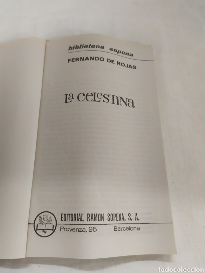 Libros de segunda mano: La Celestina de Editorial Ram&oacute;n Sopena - Foto 3