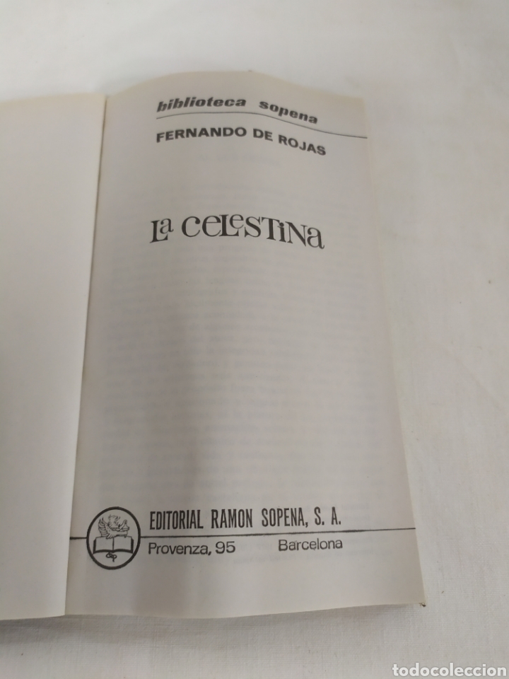Libros de segunda mano: La Celestina de Editorial Ram&oacute;n Sopena - Foto 3
