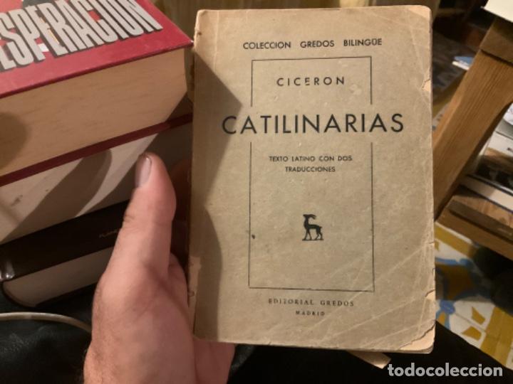 Libros de segunda mano: Catilinarias de Ciceron. Editorial Gredos. - Foto 1