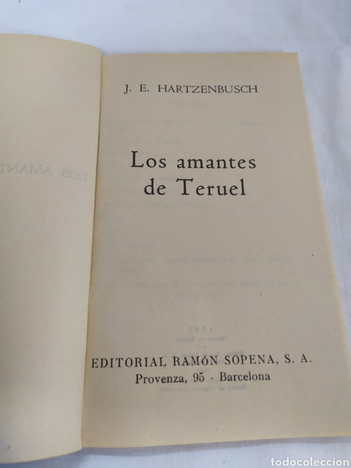 Libros de segunda mano: Los amantes de Teruel de Editorial Ram&oacute;n Sopena - Foto 3