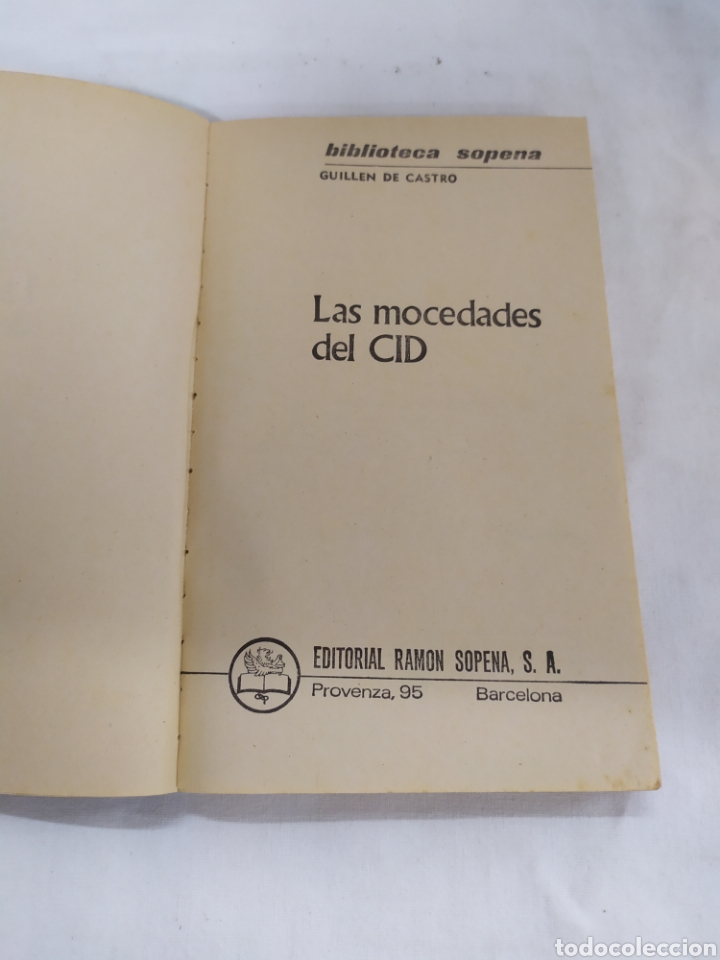 Libros de segunda mano: Las mocedades del Cid de Editorial Ram&oacute;n Sopena - Foto 3