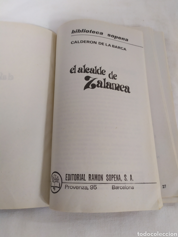 Libros de segunda mano: El alcalde de Zalamea de Editorial Ram&oacute;n Sopena - Foto 3