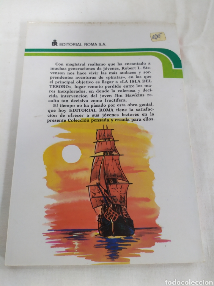 Libros de segunda mano: La isla del tesoro de Editorial Roma - Foto 2